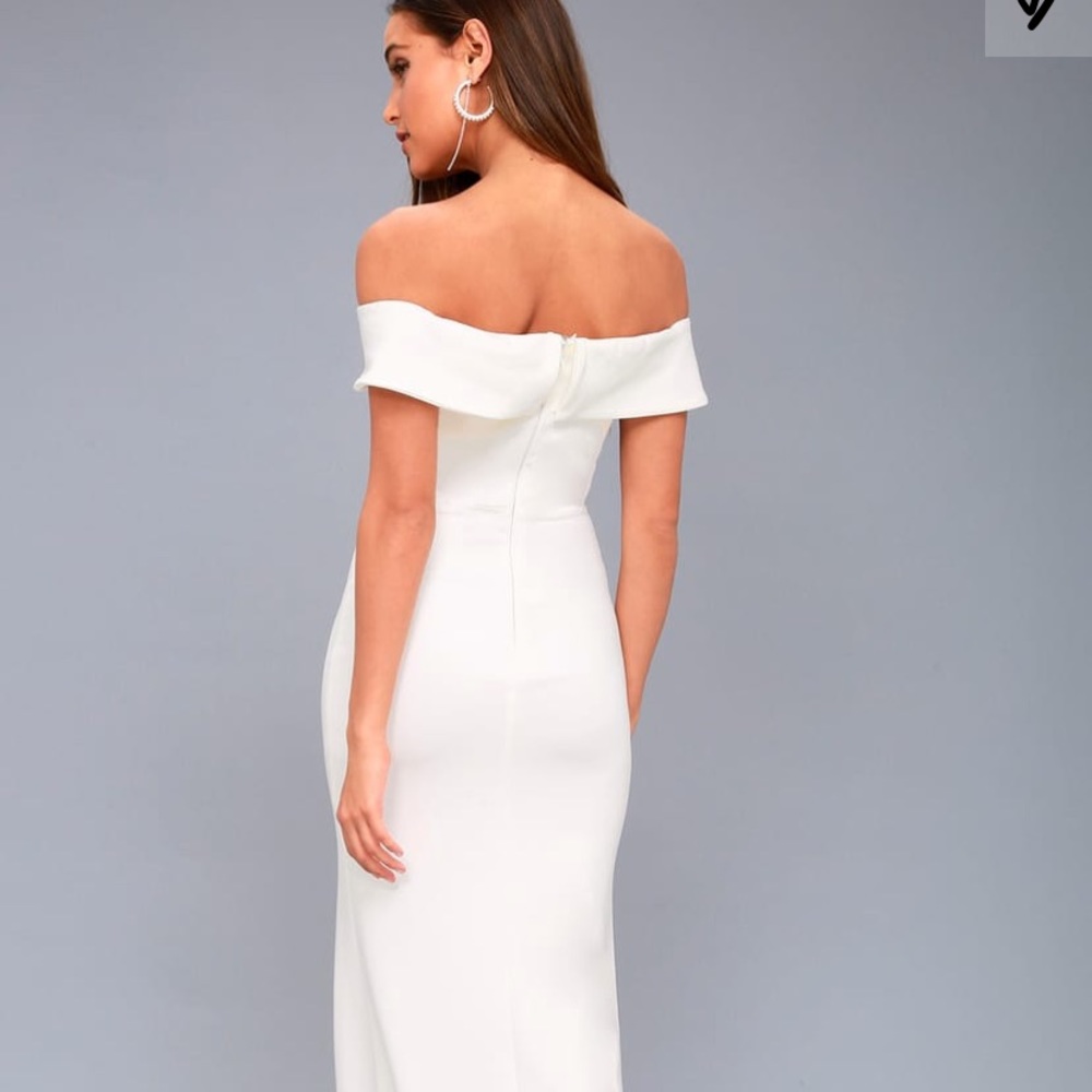 Lulus White off the shoulder maxi